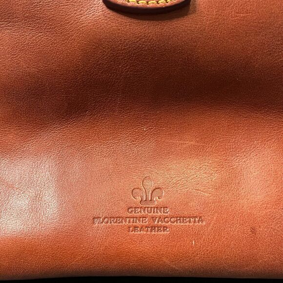 Dooney & Bourke Womens Ashley Messenger Bag Florentine Vacchetta Leather - Picture 14 of 14